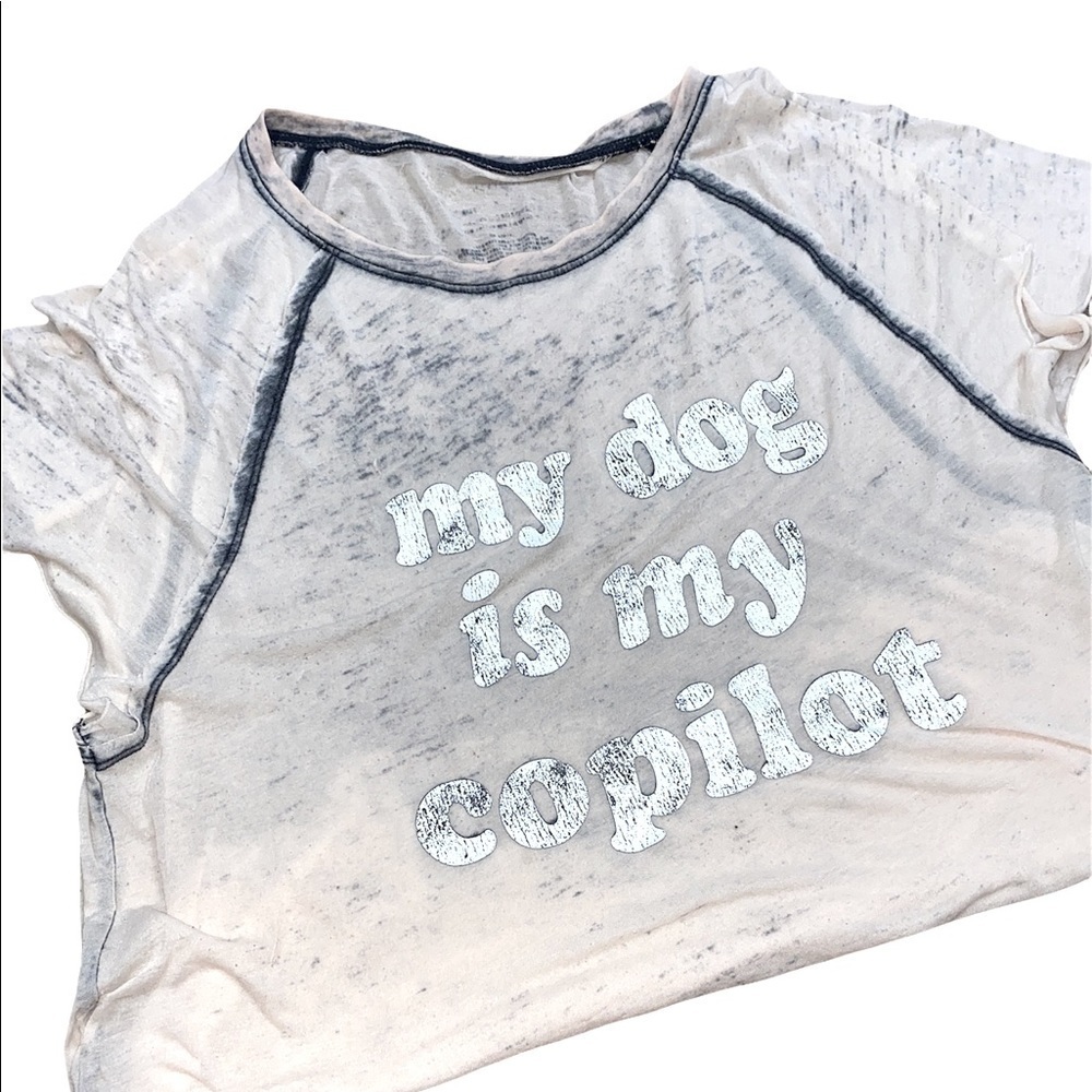 Grayson Threads size medium My dog is my copilot burnout worn in T-shirt